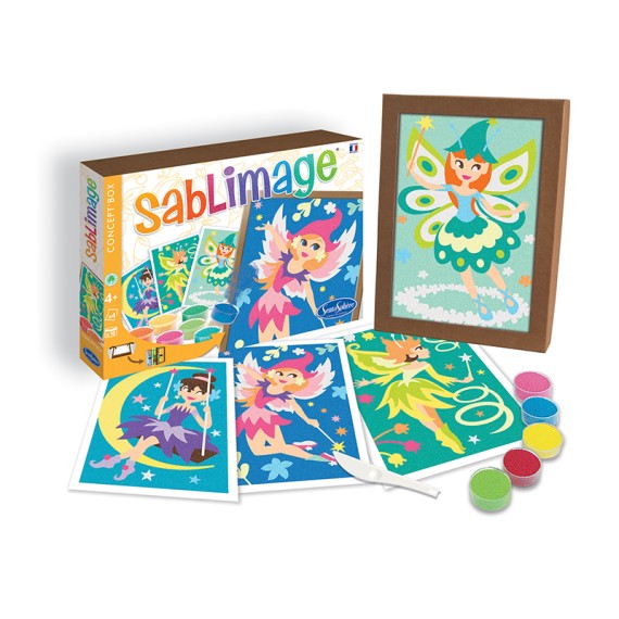 SentoSphere Aquarellum Junior - Magical Girls - embossed canvas kit - NIB