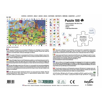 Puzzle 100 pièces " Cherche et trouve " - Fête Foraine