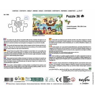 Puzzle 36 pièces - Les Pirates