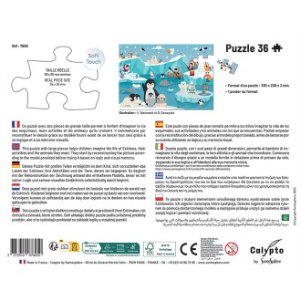 Puzzle 36 pièces - Les Esquimaux