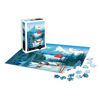 PUZZLE 1000 pièces - Paysage enneigé