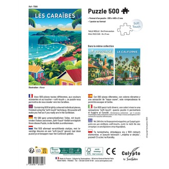 PUZZLE 500 pièces - Les Caraïbes